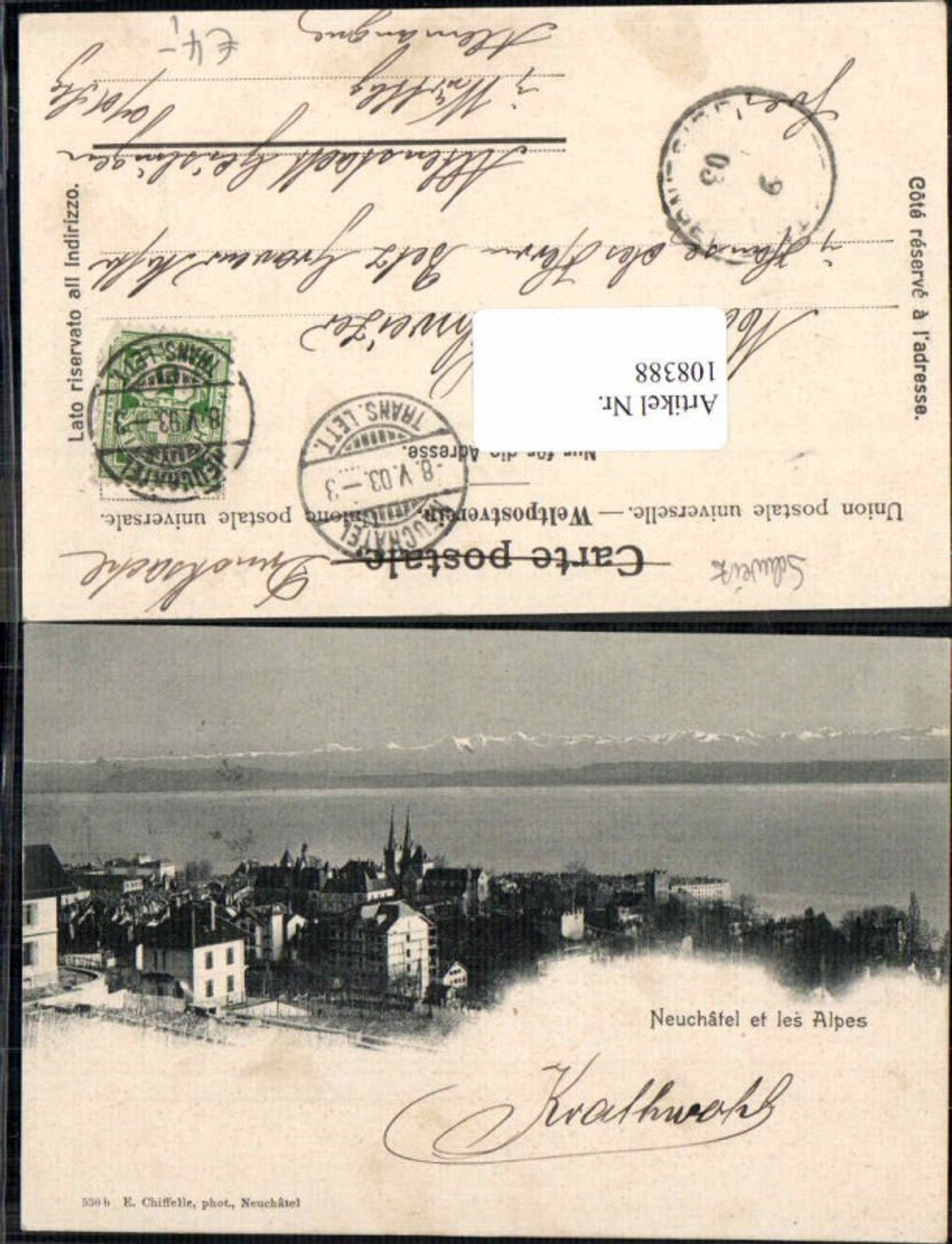 Alte Ansichtskarte – Old Postcard