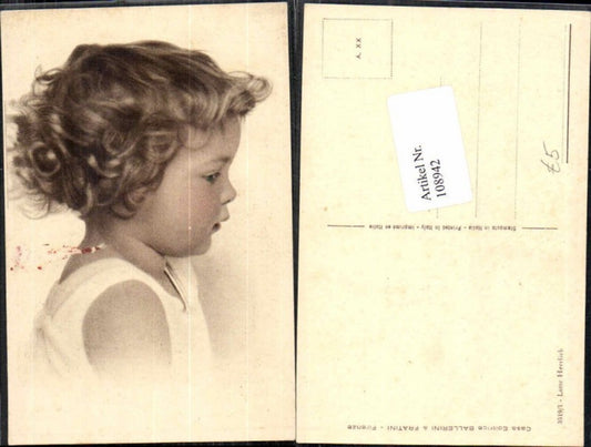 108942,Lotte Herrlich Mädchen Portrait KInd Ballerini Fratini