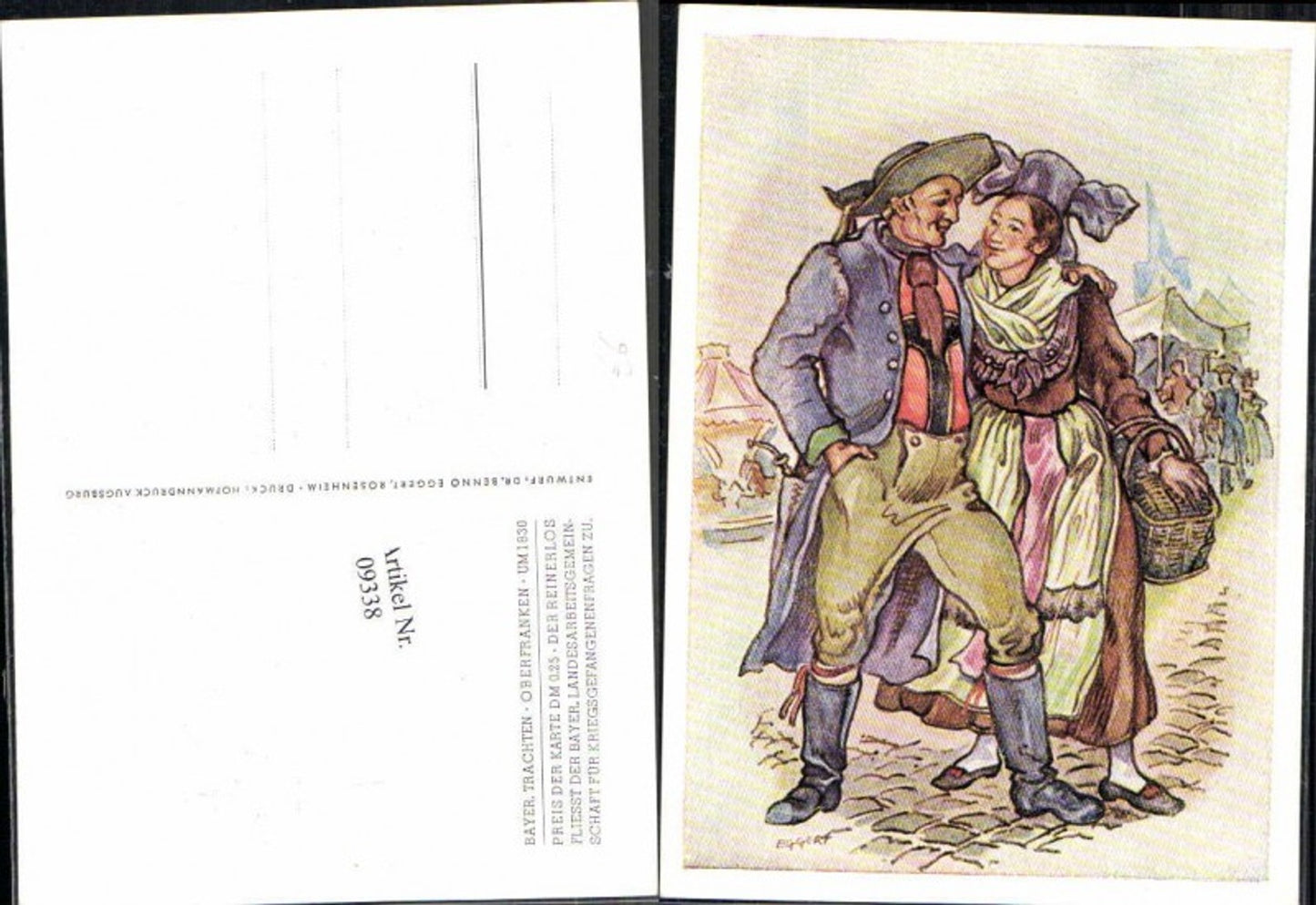 109338,Bayrische Trachten Oberfranken sign Eggert Tracht