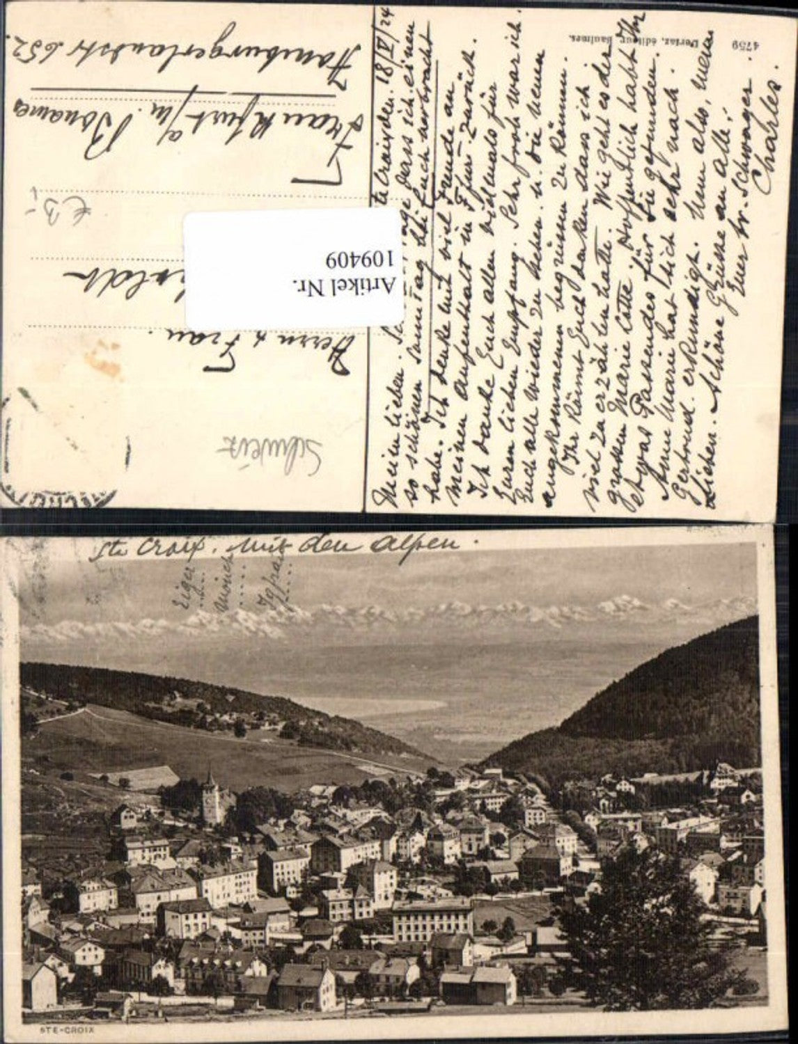 Alte Ansichtskarte – Old Postcard