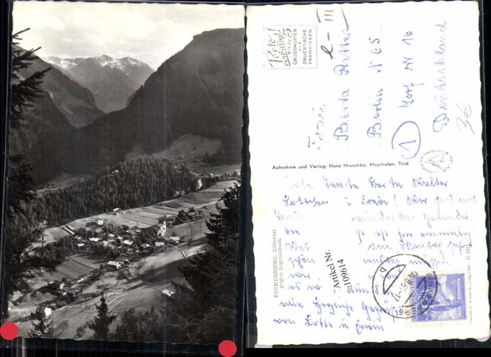 Alte Ansichtskarte – Old Postcard