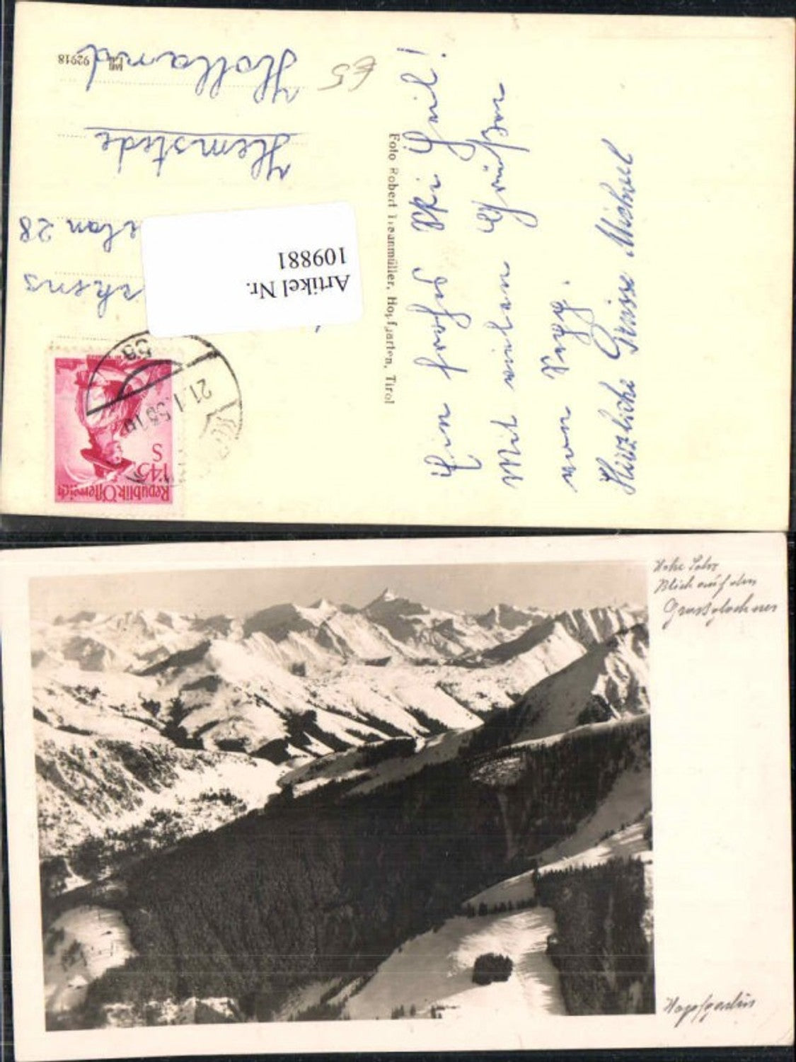 Alte Ansichtskarte – Old Postcard