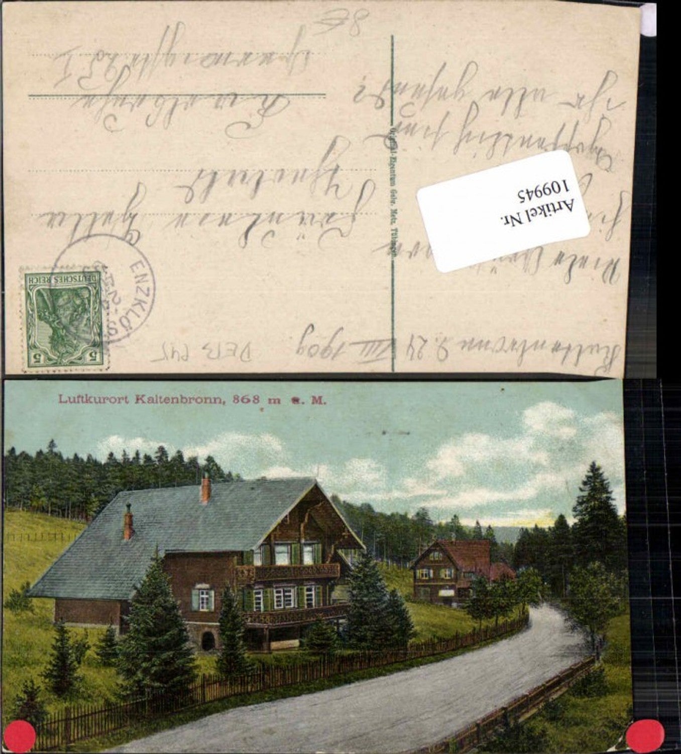 109945,Kaltenbronn bei Reichental Gernsbach Häuserpartie