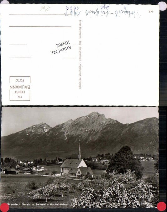 109962,Bayerisch Gmain Zwiesel Hochstaufen Reichenhall