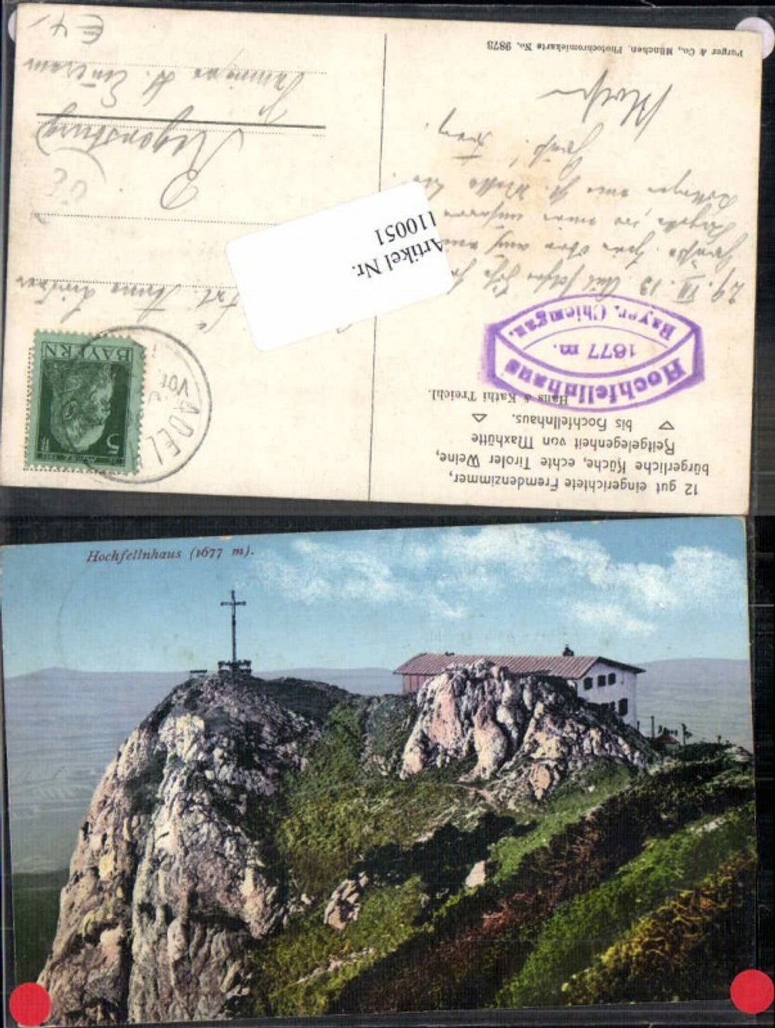 110051,Hochfellnhaus Adelholz LK Traunstein pub Purger Co 9873
