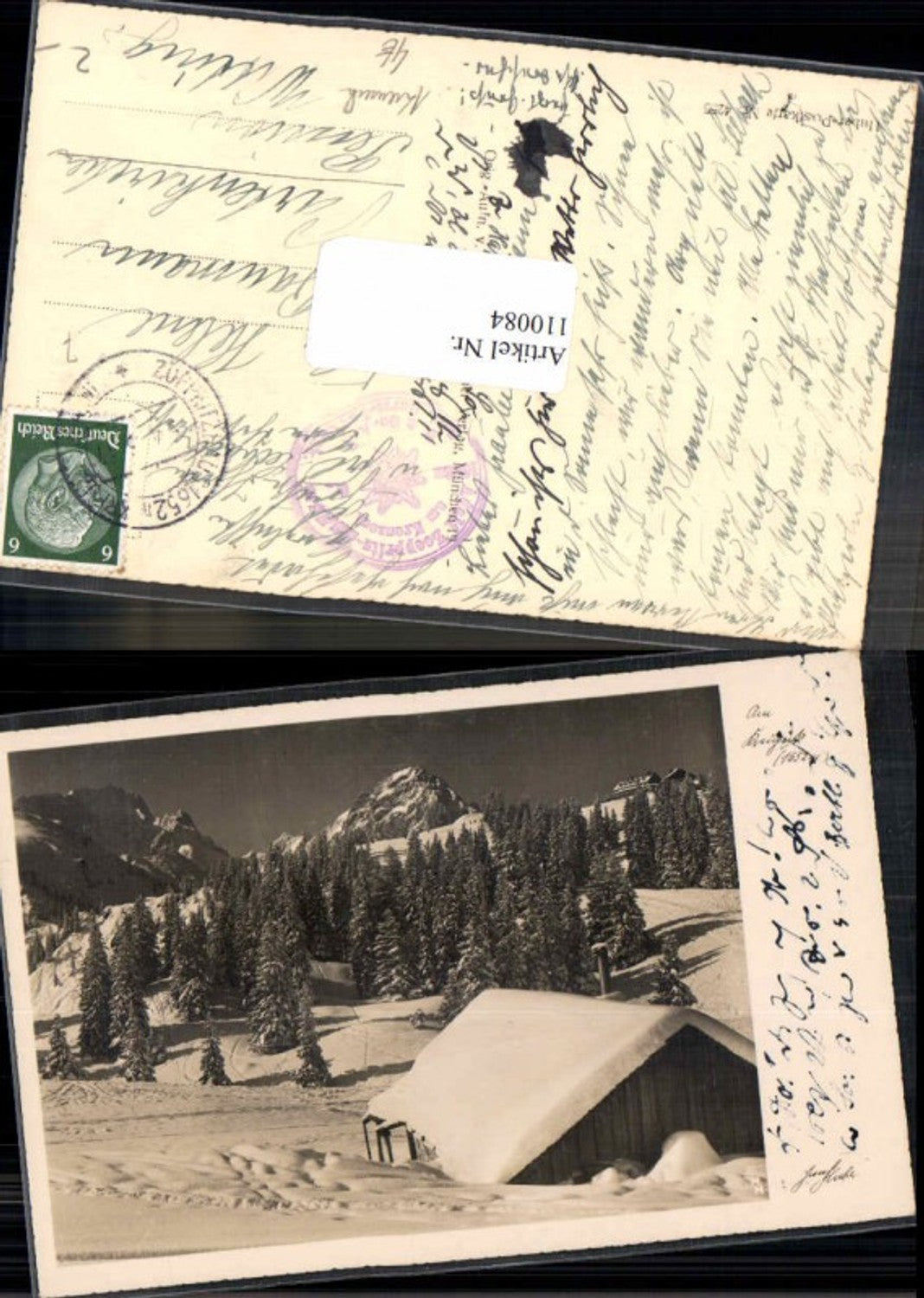 110084,Adolf Zoeppritz Haus am Kreuzeck Oberstdorf