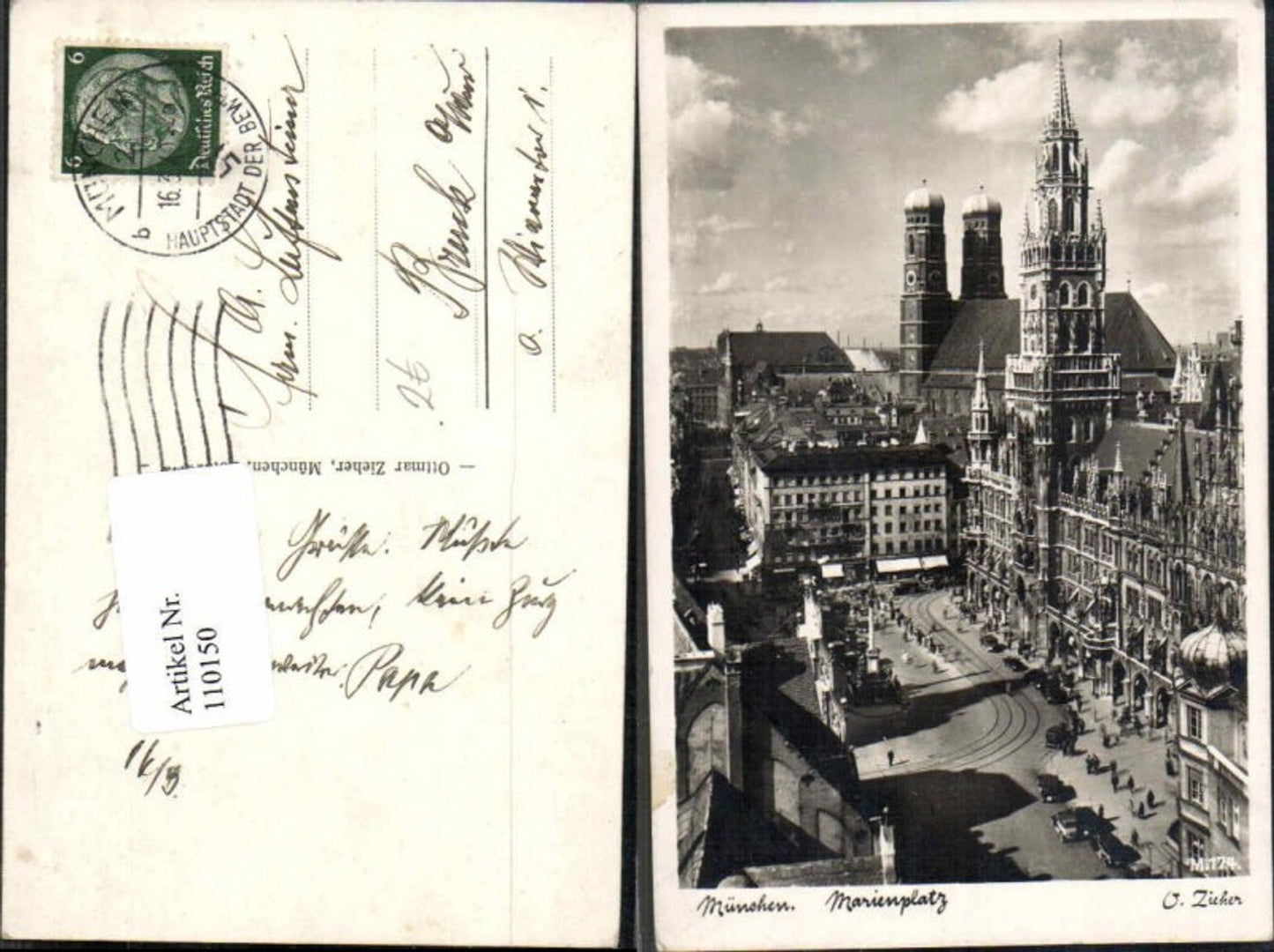 110150, Munich Marienplatz pub Zieher M174