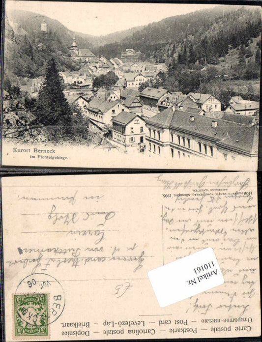 110161,Berneck im Fichtelgebirge Häuser Partie 1905