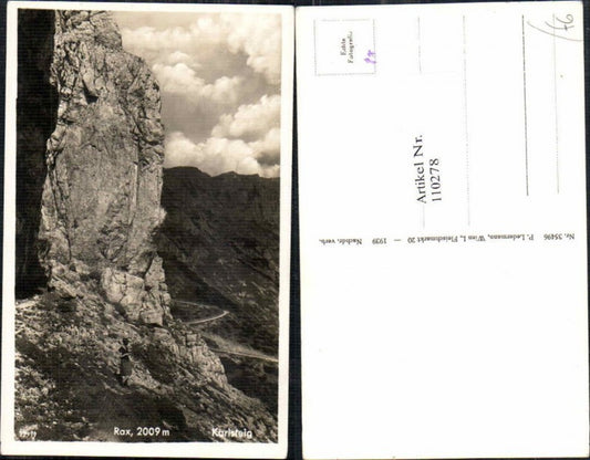 110278,Rax Reichenau Karlsteig um 1939