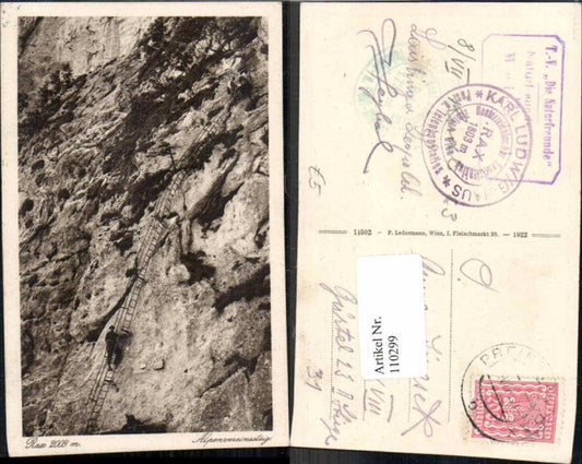110299,Rax Reichenau Alpenrosensteig Leiter Kletterer Bergsteiger