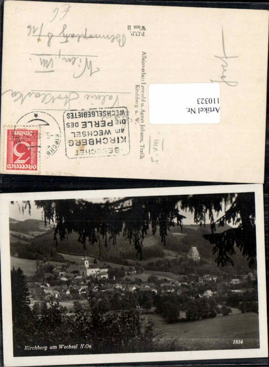 110323,Kirchberg am Wechsel Totale 1932