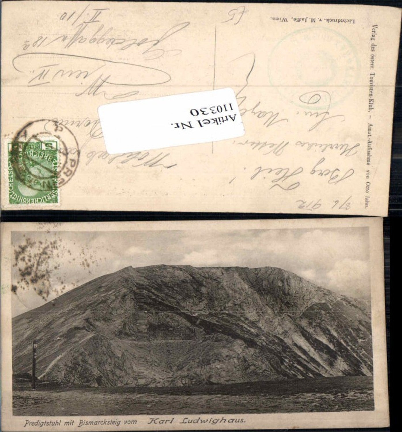 110330,Predigtstuhl m. Bismarcksteig vom Karl Ludwighaus Reichenau Semmering Prein
