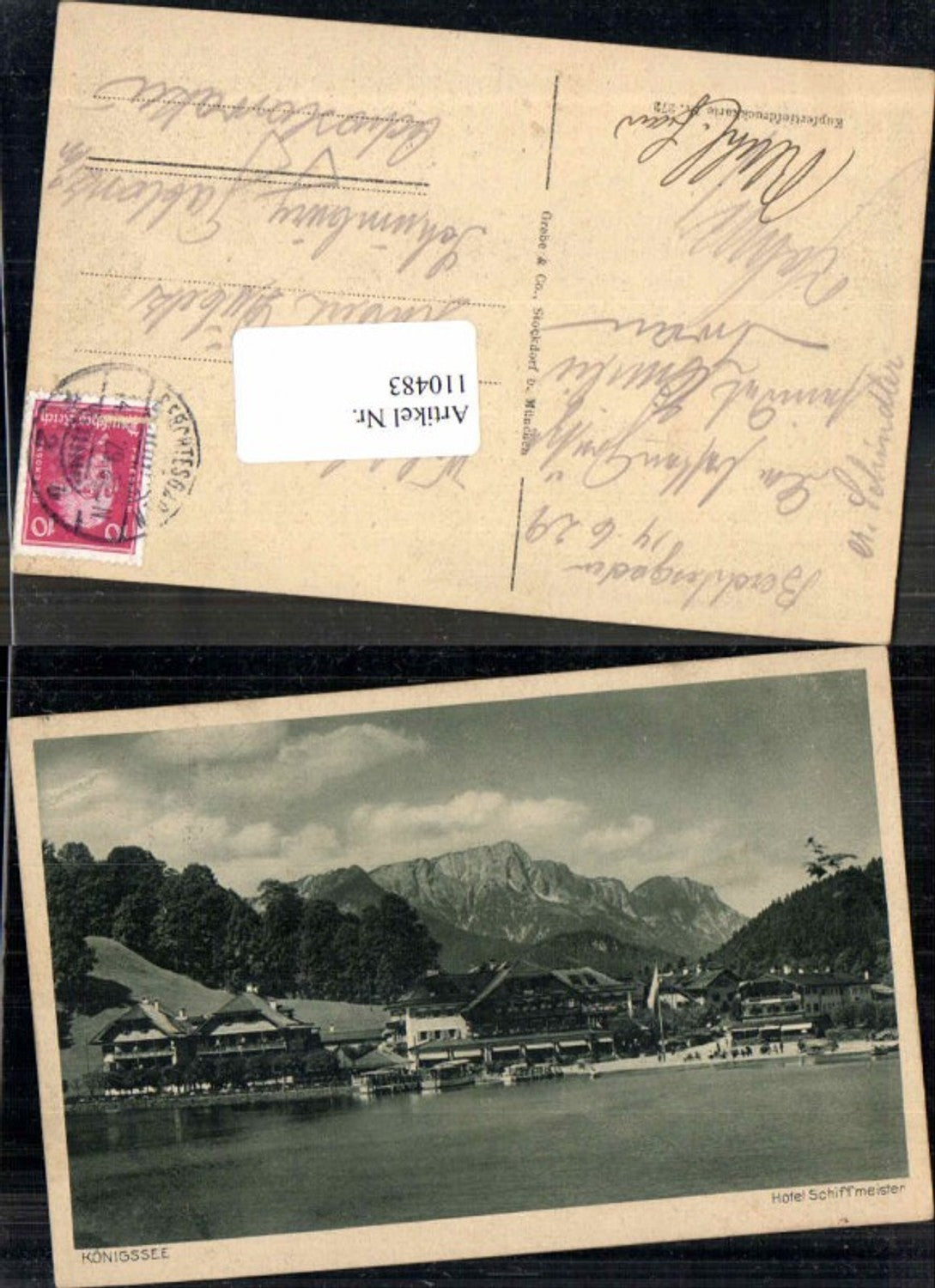 110483,Königsee b. Berchtesgaden Hotel Schiffmeister