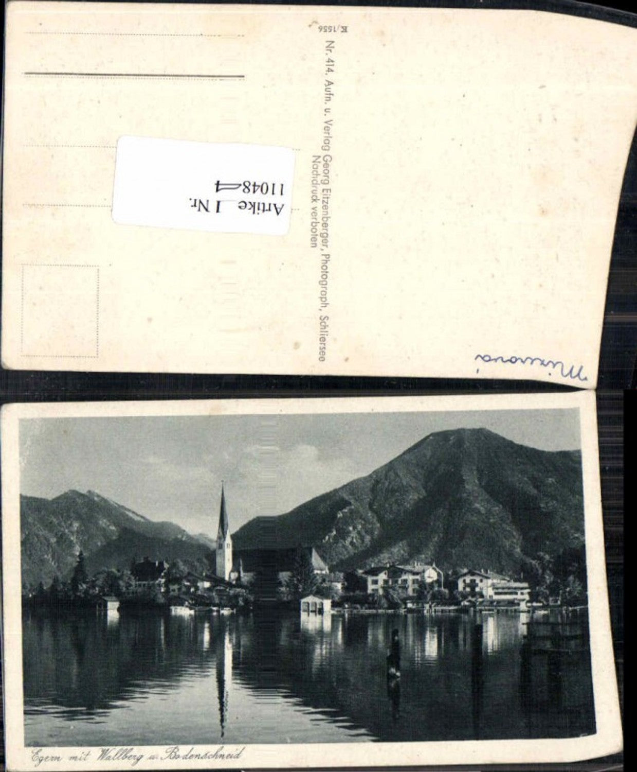 110484,Egern am Tegernsee Bodenschneid Rottach