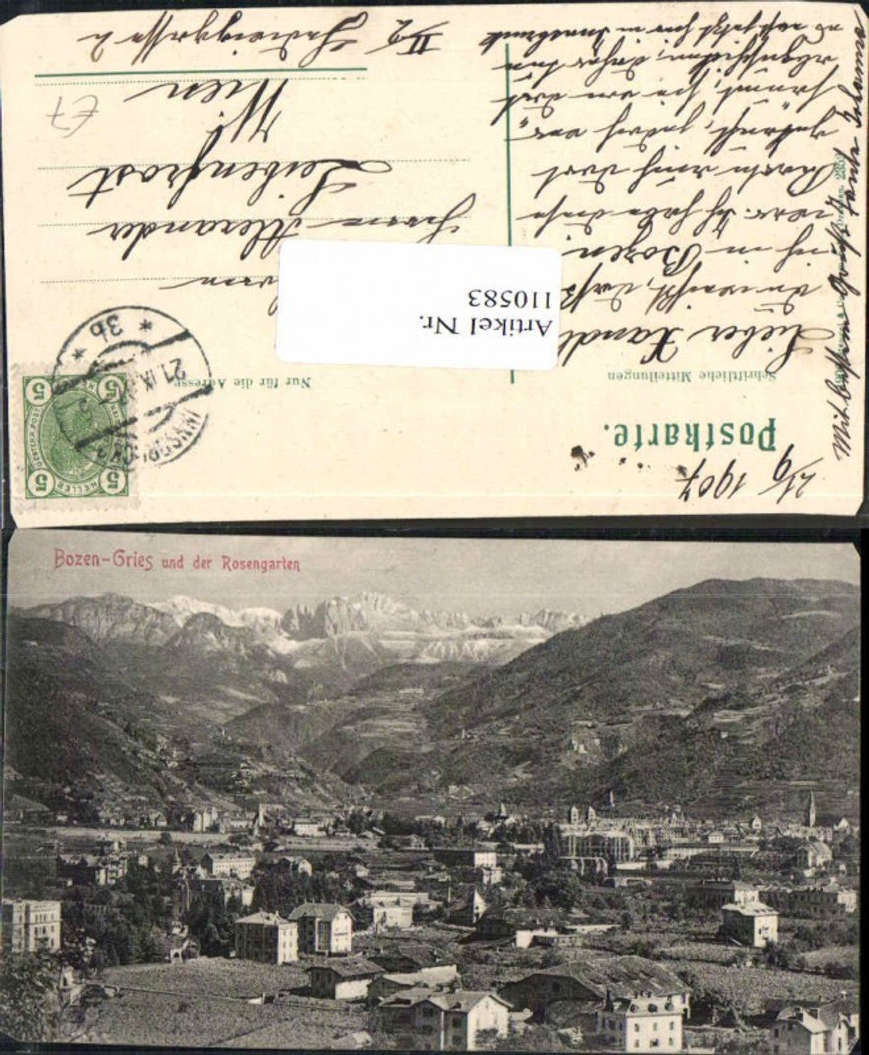 Alte Ansichtskarte – Old Postcard