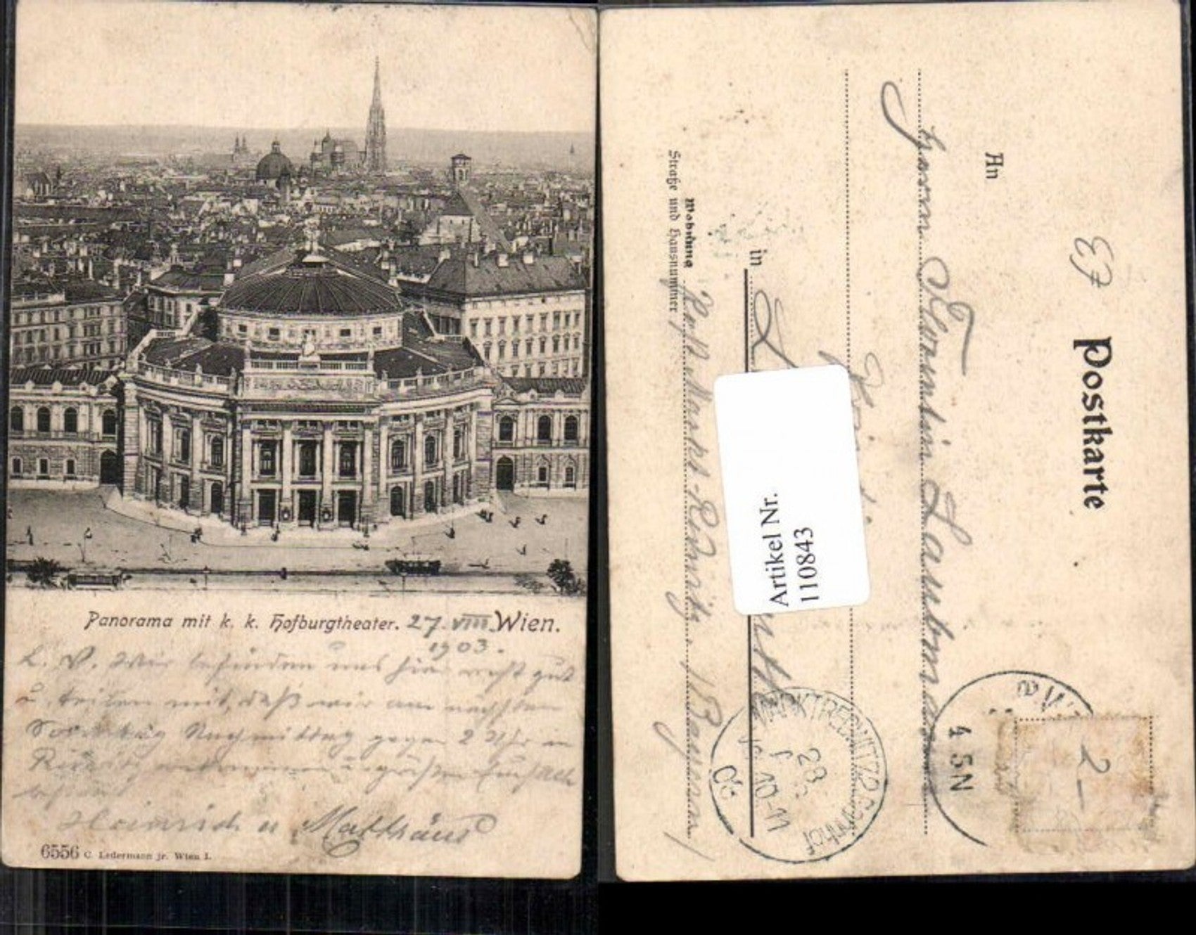 Alte Ansichtskarte – Old Postcard