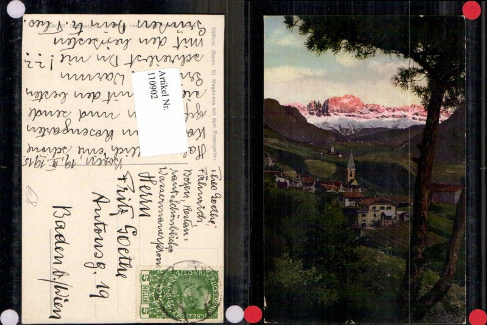 Alte Ansichtskarte – Old Postcard