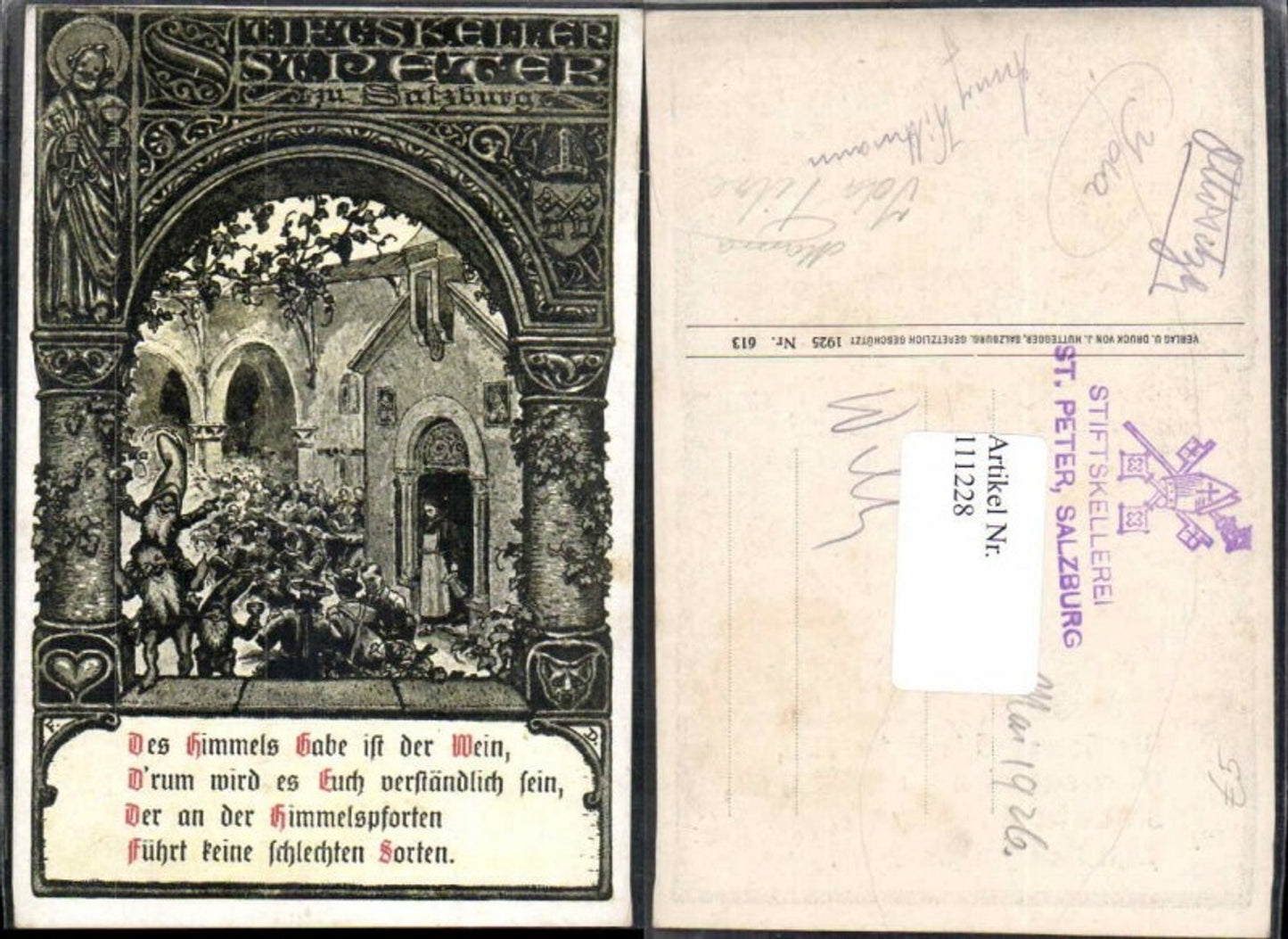 111228,Salzburg Stiftskeller Gasthaus Zwerg