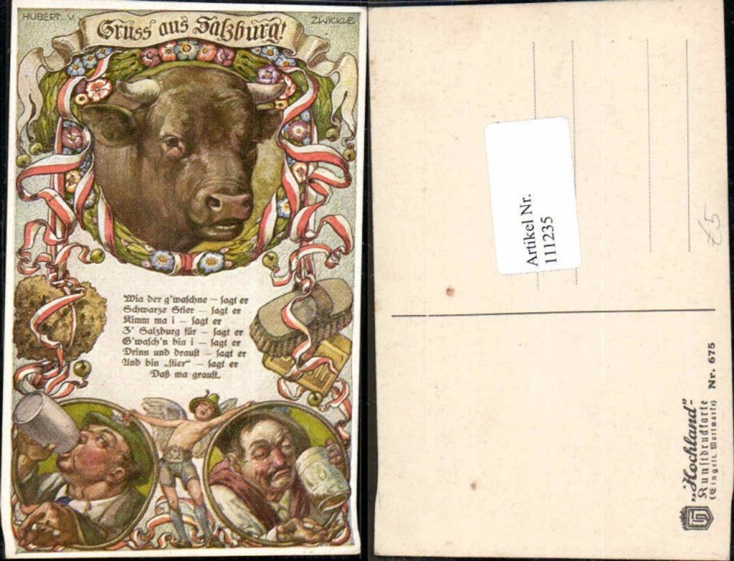 111235,Salzburg Hubert v. Zwickle Stier Stierwäscher Bier
