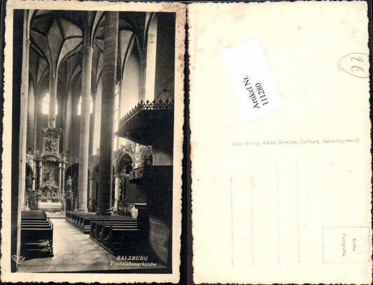 111280,Salzburg Franziskanerkirche Franziskaner Kirche