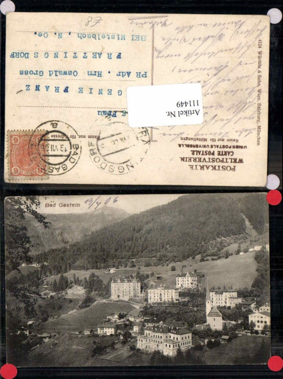 Alte Ansichtskarte – Old Postcard