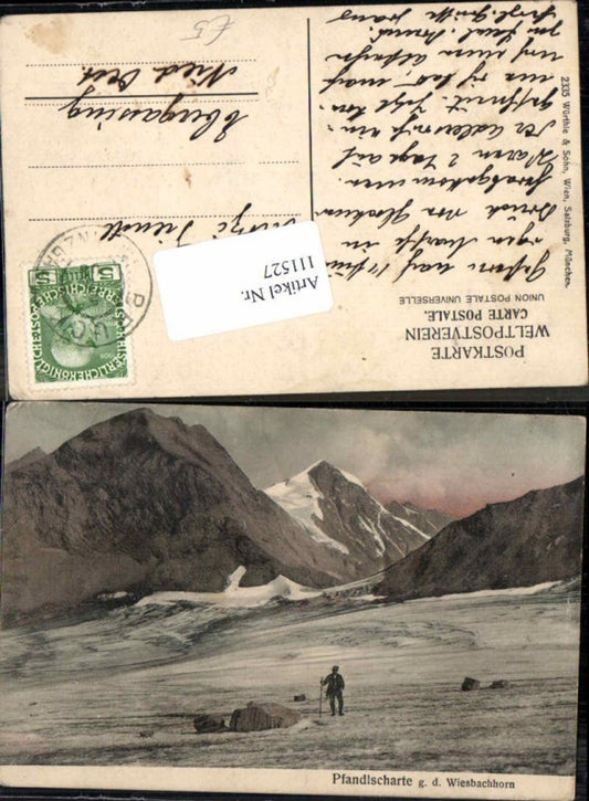 111527,Pfandlscharte Wiesbachhorn Gletscher