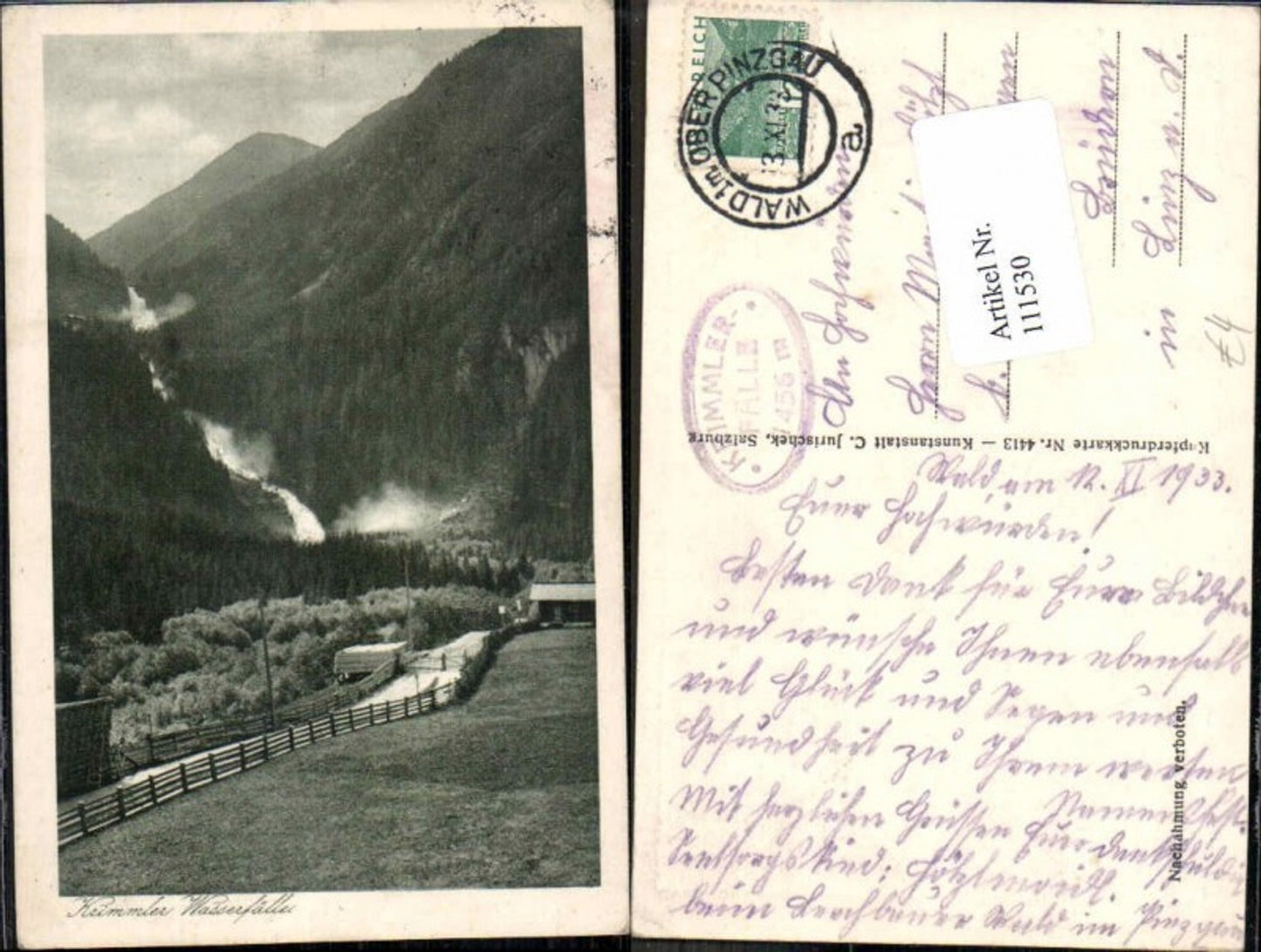 111530,Krimml m. Wasserfälle