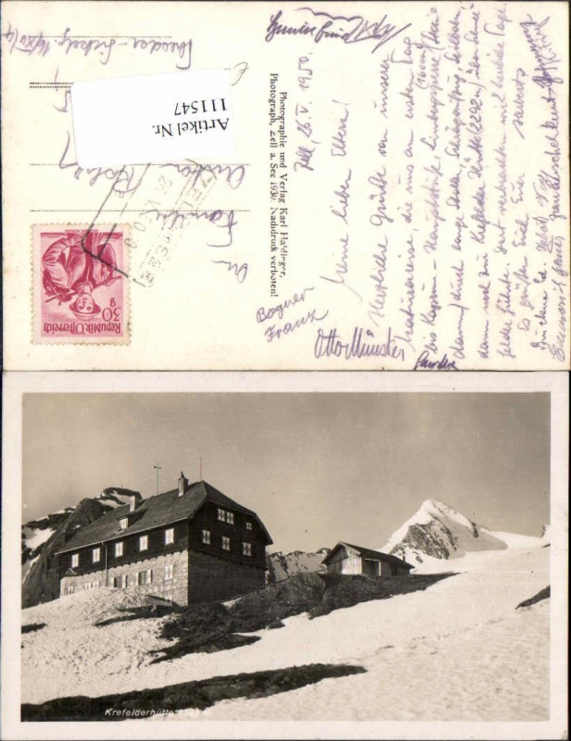 111547,Krefelderhütte bei Zell am See Schmittenhöhe