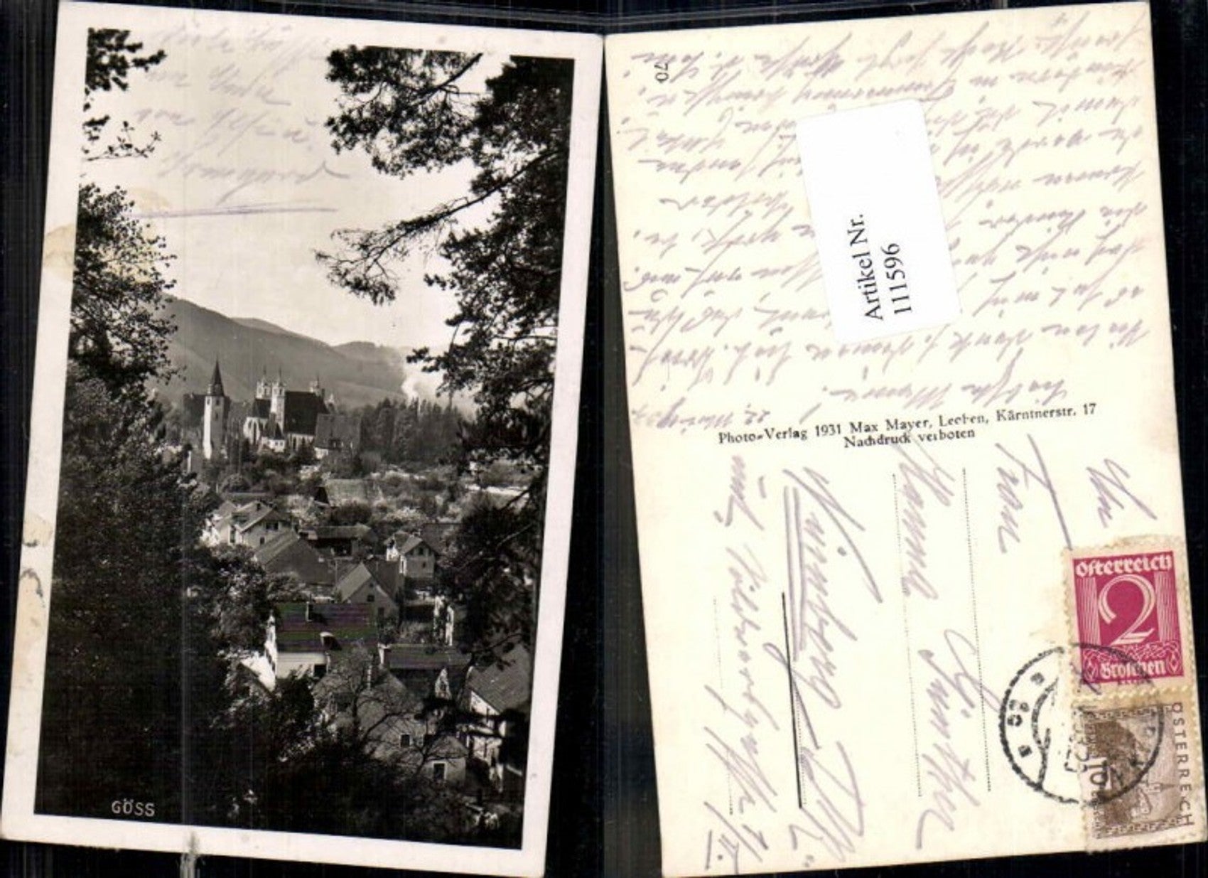 Alte Ansichtskarte – Old Postcard