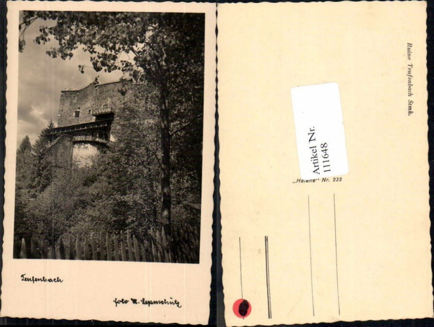 Alte Ansichtskarte – Old Postcard