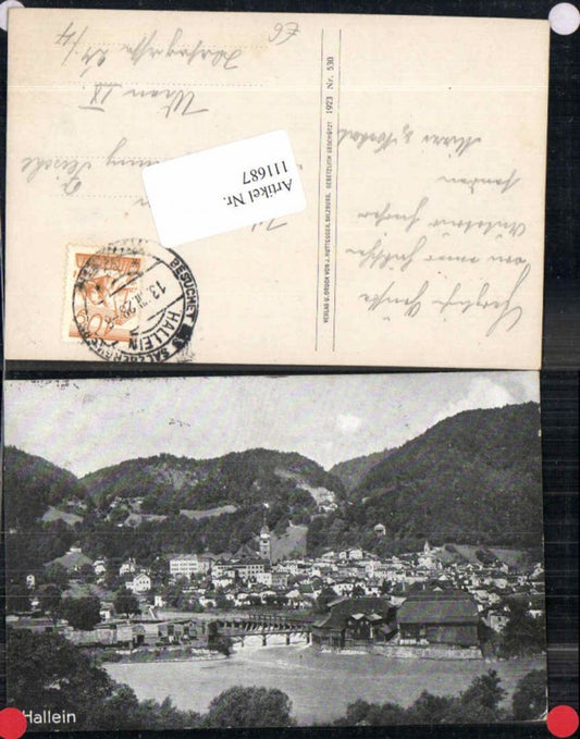 111687,Hallein Totale 1928