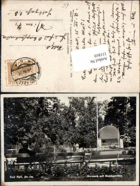 111860,Bad Hall bei Steyr Kurpark Pavillon