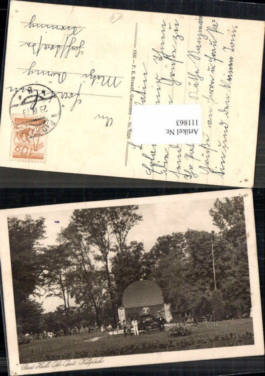 111863,Bad Hall bei Steyr  Partie im Park