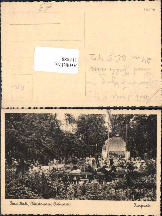 111888,Bad Hall bei Steyr Ostmark Kurpark