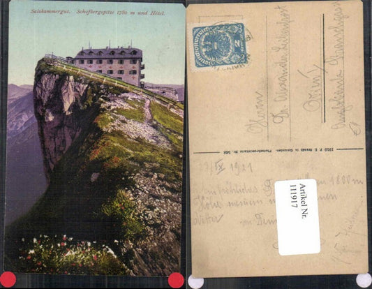 111917,Schafbergspitze Hotel am Schafberg bei St Wolfgang Strobl pub Brandt 568