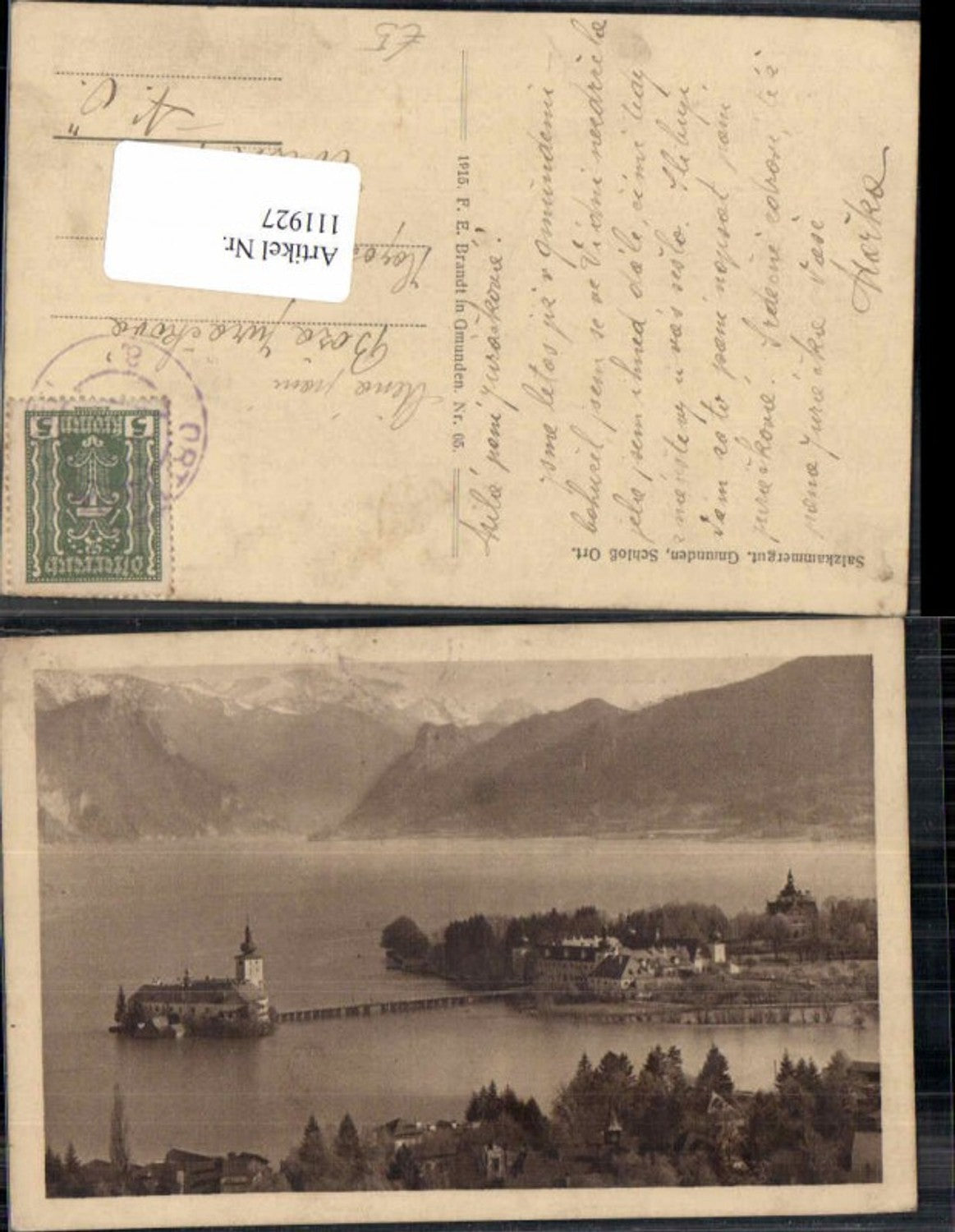 111927,Gmunden am Traunsee Schloss Ort Brandt 05