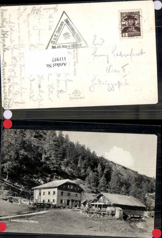 111957,Zwieselalpe bei Gosau Hallstatt 1934