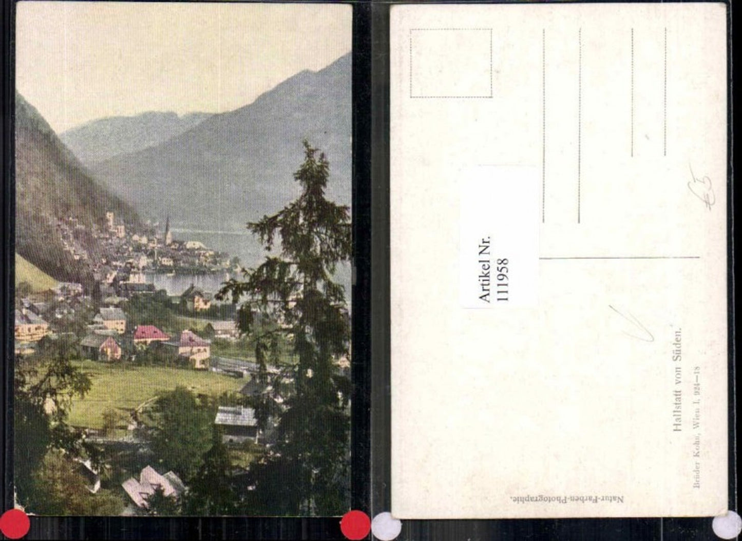 111958,Hallstatt von Süden B.K.W.I