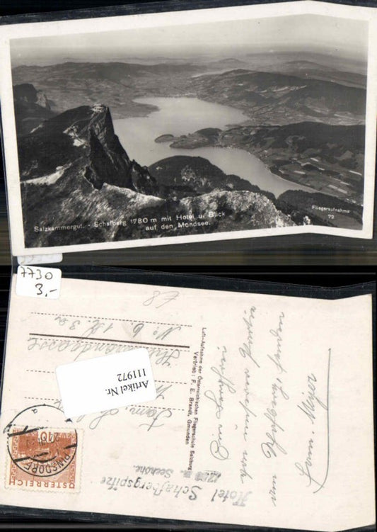 111972,Salzkammergut Schafberg Hotel Fliegeraufnahme St Wolfgang St Gilgen