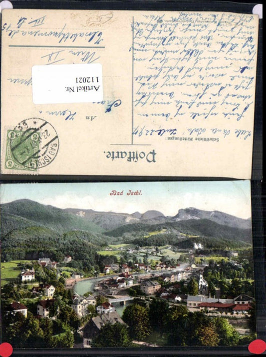 112021,Bad Ischl Totale vom Ort pub Brandt 466