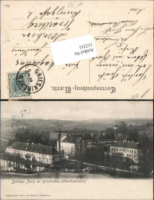 112311,Schloss Parz bei Grieskirchen um 1900