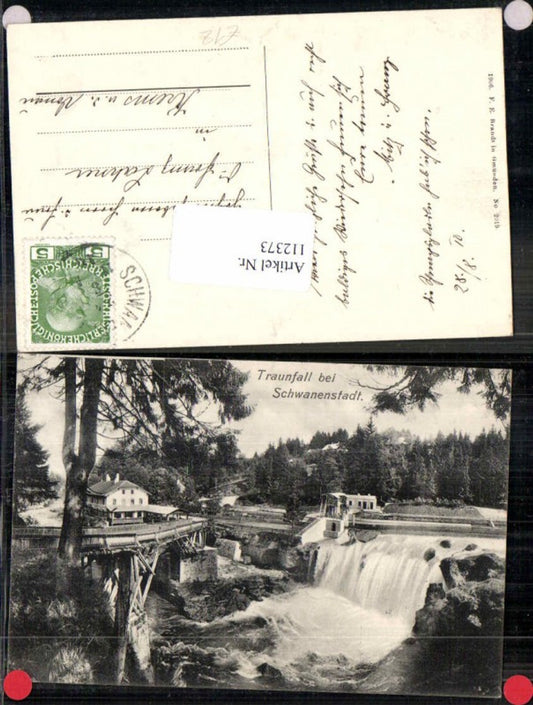 112373,Traunfall bei Schwanenstadt Gmunden Roitham Wasserfall pub Brandt 2019