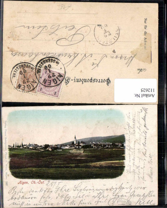 112625,Aigen im Mühlkreis Schlägl 1900
