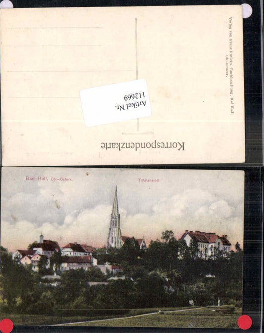 112669,Bad Hall bei Steyr Ortsansicht 1905