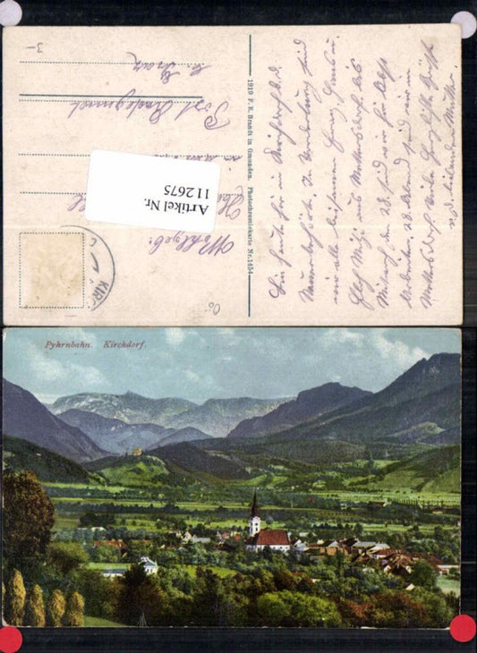 112675,Pyhrnbahn Kirchdorf a.d. Krems pub Brandt 1454