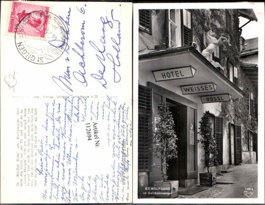 112694,St Wolfgang Hotel Weisses Rössl Eingang