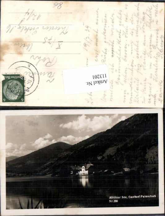 113201,Afritz Afritzersee Gasthaus Painschab 1942