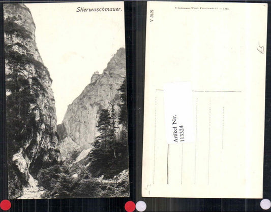 113324,Stierwaschmäuer bei Göstling a.d. Ybbs