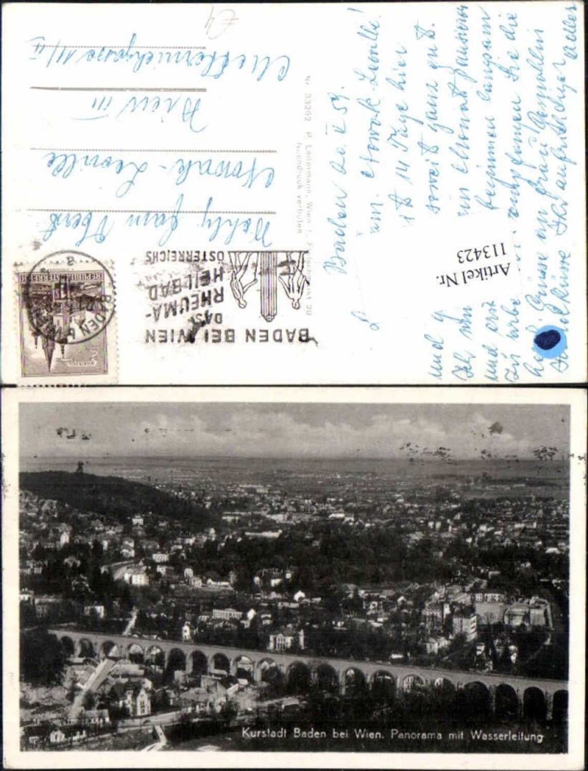 113423,Baden bei Wien Wasserleitung