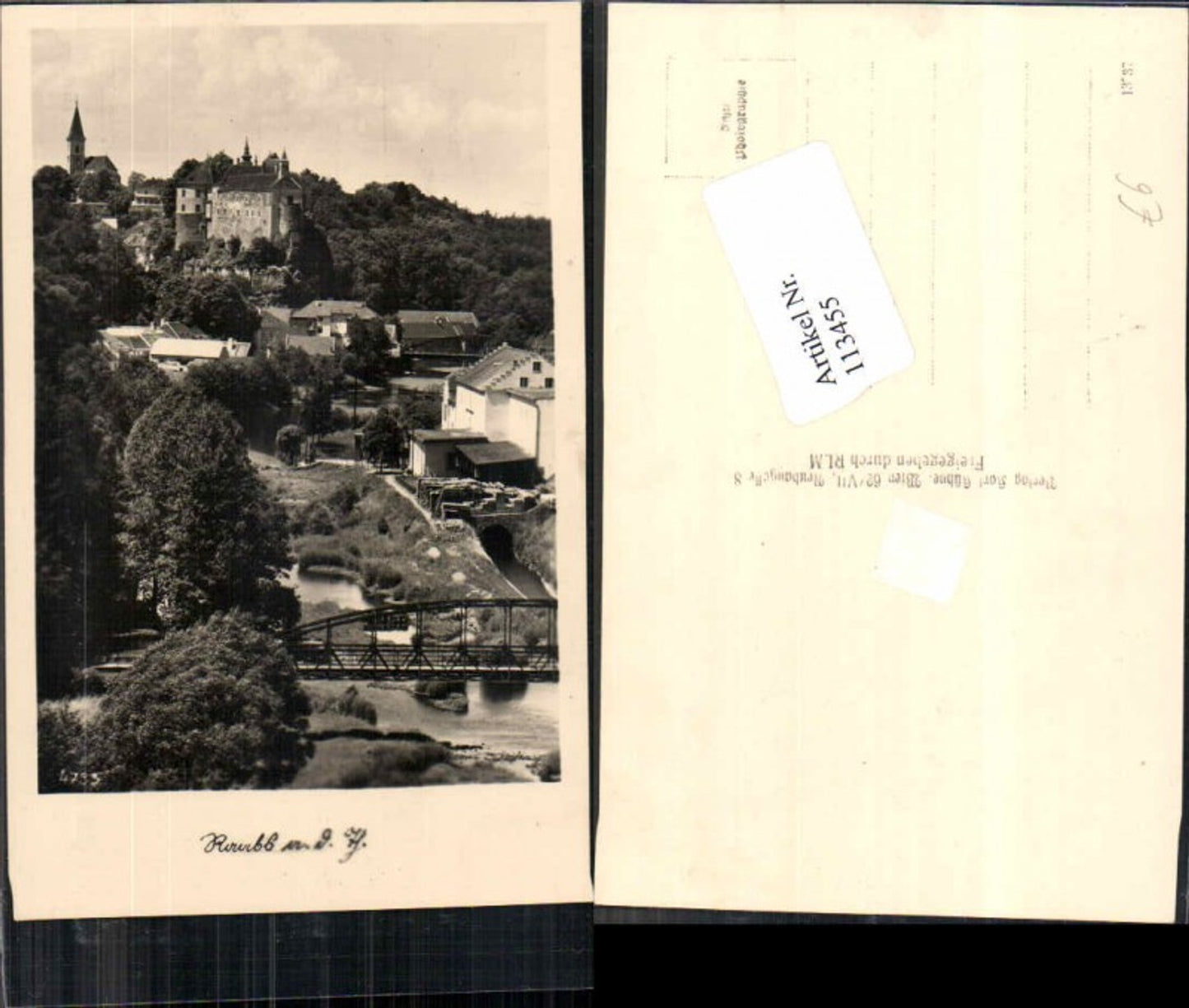 113455,Raabs a.d. Thaya Ortsansicht 1930